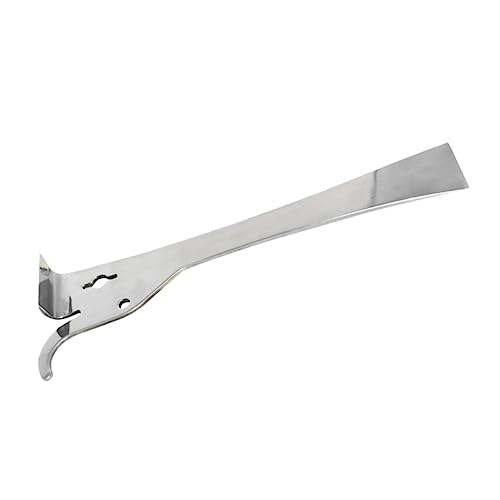 Toyvian Cuchillo de Inoxidable para Apicultura Herramienta Multiusos para Colmenas Resistente y Duradero para Extracción y Limpieza de Cera y Propóleos