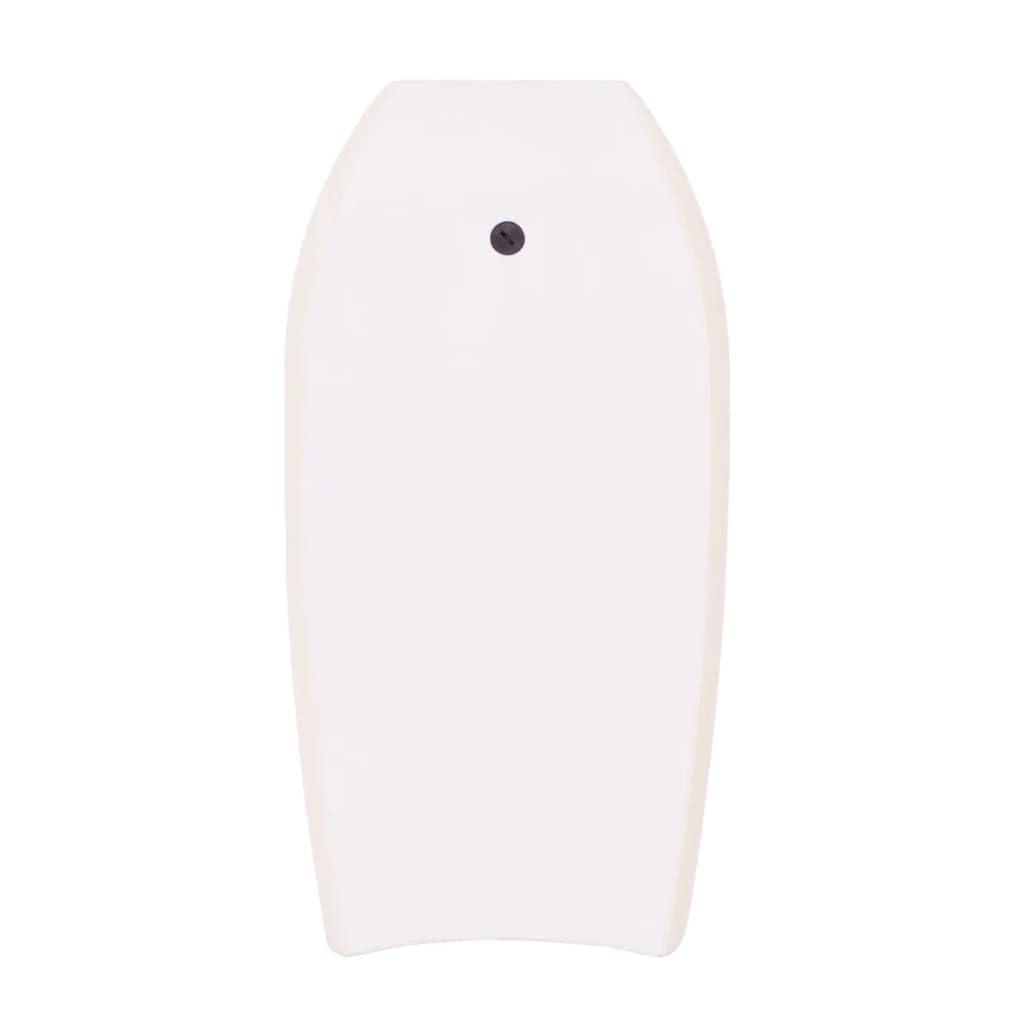 Bodyboard niebieska 104 cm z deską XPE i rdzeniem z pianki EPS, dno PP, smycz bezpieczeństwa, dla dzieci i dorosłych, idealna do surfowania, jazdy na fali, sportów wodnych i wakacji na plaży