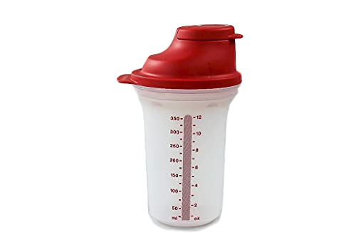 Tupperware Mini Shaker mélangeur 350 ML Rouge 37097
