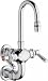Chicago Faucets 225-261E35-3XKAB Wall Mounted 1.5 GPM Utility/Service Faucet w, Chrome