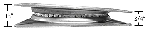 Butaco giratorio pesado de 7 pulgadas con inclinación de 3 grados - Hecho en Estados Unidos - Modelo S4696 miniatura 2
