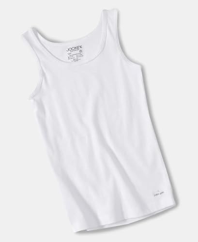 Image of Jockey SG02 Girls Super Combed Cotton Rib Solid Inner Tank Top
