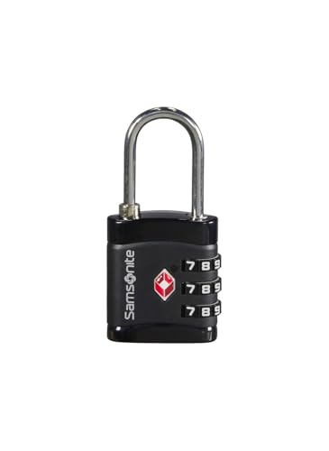 Samsonite Global Travel Accessories - Combilock 3-Ziffern Leichtgewicht, Schwarz