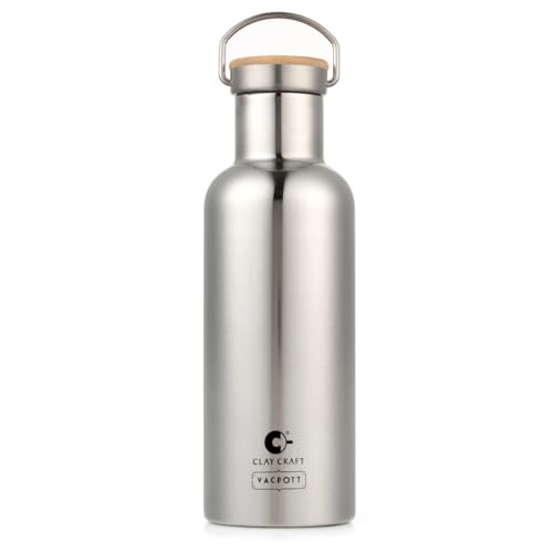 Image of CLAY CRAFT VACBOTT Melissa Double Walled|18 Hours Hot and 24 Hours Cold Water Bottle Vacuum Insulated Flask Bottle|1 Pcs, 700ml Bottle for Gym|Travelling|BPA-Free|BIS Certified|1Year Limited Warranty