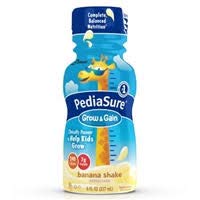 PediaSure Grow & Gain batido nutricional para niños, plátano 6 botellas (Paquete de 2)