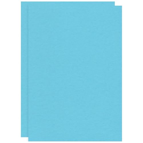 Image of CVANU Premium A4 Color Paper Sheets Busan Blue 120 GSM Color Art Papers for Kids DIY Arts and Crafts| Scrapbooking| Card Making (Pack of 25)