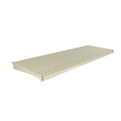 DGS Retail DGS Gondola Shelf, Platinum 48W 19D Gondola Shelves Gondola Shelving Systems