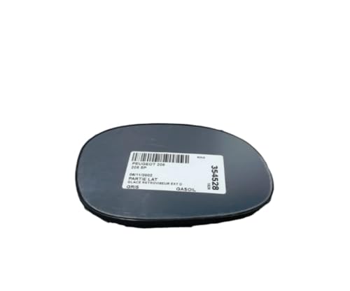 Glace retroviseur ext D pour PEUGEOT 206 5p ideale pour réparer son miroir