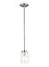 Sea Gull 6137301EN3-962 Elmwood Park Pendant, 1-Light 9.5 Watts, Brushed Nickel