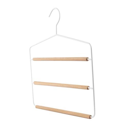 Alipis Elegant Pants Hanger Space-Saving Clothes Hanger Scarf Racks Belt Hooks