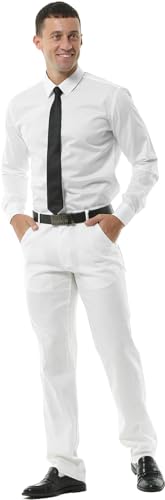 Hoerev Mens Summer Linen Casual Trousers, Casual Pants - Stylish Comfort for Every Occasion2