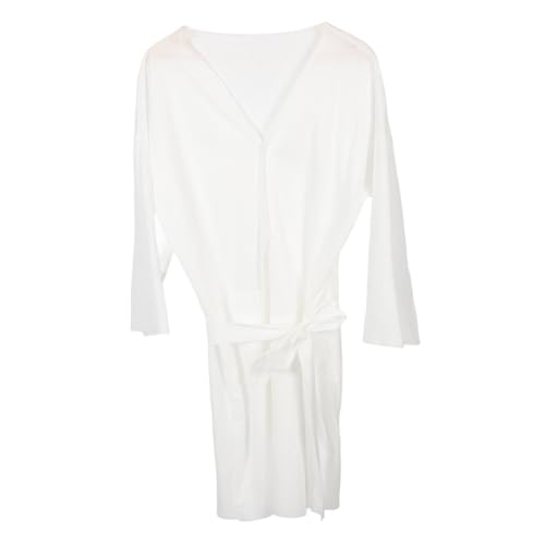 OATIPHO 80g Disposable Cotton Bathrobe for Spa and Salon Clients Soft and Skin-friendly Material for Travel and Daily Use Lightweight and Breathable Design Thickness