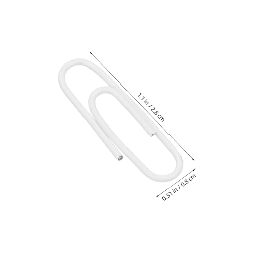 750 trombones de bureau en métal blanc VILLCASE pour tri de documents