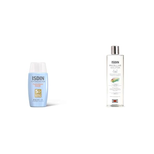 Coffret Eau Micellaire 400 ml et Crème Solaire Fusion Water MAGIC ISDIN comme idée cadeau beauté