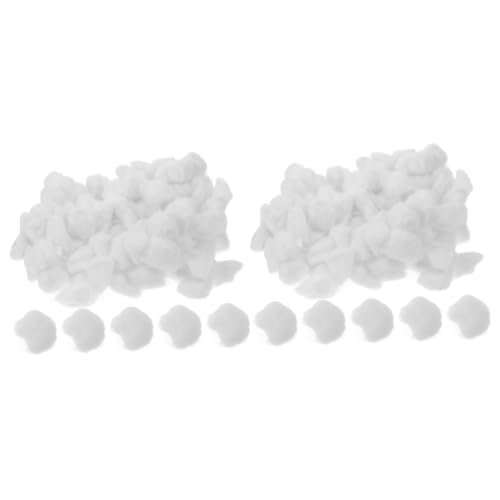 NOLITOY 2pcs Beauty Caring Cotton Balls Makeup Remover Cotton Rounds Gentle Lint Manicure Nails Cleaning Tool