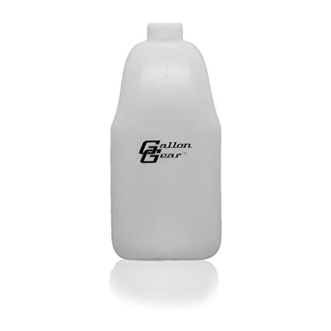 Gallon Gear HALF-GALLON LARGE WATER BOTTLE | BPA-FREE PLASTIC | REUSABLE WATER JUG | HYDRATION WATER BOTTLE FOR MEN & WOMEN | GYM, SPORTS, TRAINING & FITNESS (WHITE) Cover