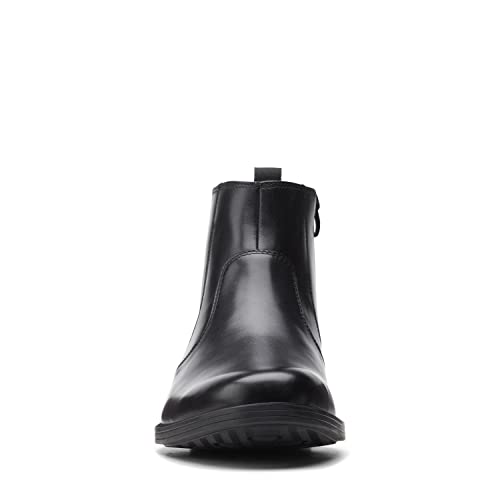 Clarks Whiddon Zip Waterproof Black Leather 7.5 D (M) - Image 3