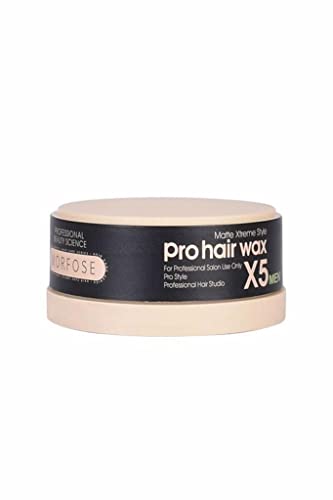 Pro Hair Wax X5 Morfose Professional Men Matte Xtreme Styling Pro Style 150 ml Cover