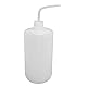 2pcs Flexible 1000 Ml Elastische Plastik -Squeeze -Waschflasche mit Schmalem Mund, Leicht zu Greifen und Kontrollieren Deutlich Markierte Skala für Wimpern Laborwaschen, Waschen