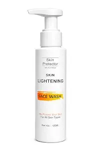 Skin Lightening Face Wash, Liquid, for All Skin Types, Acne Control, Natural Whitening, 100ml