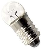 CEC Industries 50 LAMP, Incandescent, MINI Screw, 7.5V, 1.65W (10 Pieces)