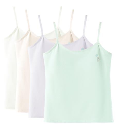 Girls Camisole with Liner Padded Undershirts Training Bra 7-14 Years