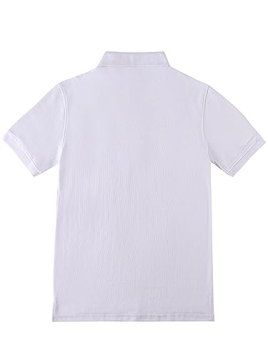 Smith's American Boys' S/S Polo Shirt - White, 18-20 Husky3