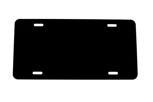 Partsapiens Corp Anodized Aluminum License Plate Blank Heavy Gauge .040 (1mm) Thickness - Made in USA