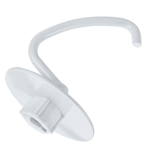 MMOBIEL Knethaken K45DH für KitchenAid 4.3 4.7/4.8L Artisan & Classic Serie Küchenmaschinen Zubehör - Aluminium Kneten von Brothakenaufsätz - Mixen Zubehör Ersatz Nur Handwäsche