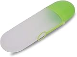 Zeltauto Toothbrush Toothpaste Holder Storage Box with Hanger ABS Plastic Candy Color 7.8 x 2.36 Inch (Green)
