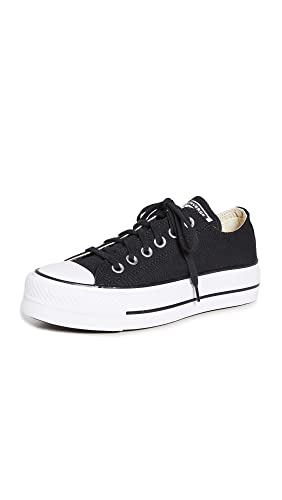 Converse Women's Chuck Taylor All Star Lift Sneakers, Black/White/White, 7 Medium US