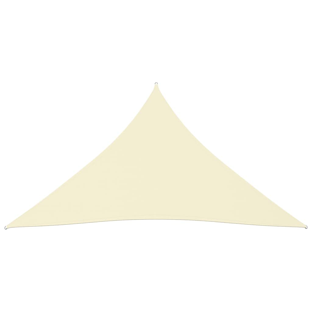 INLIFE Sonnensegel Oxford-Gewebe Dreieckig 4x5x5 m Creme