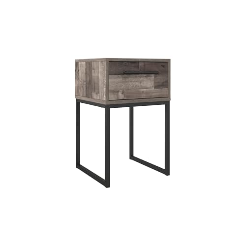Signature Design by Ashley Neilsville Industrial 1 Drawer Nightstand with