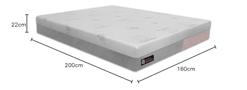 VentadeColchones – Colchón de Matrimonio Viscoelástico ViscoLove. Colchón Lado Izquierdo Viscoelástico Nuevo Nube Plus y Colchón Lado Derecho Visco-Suite. Medida 160 x 200 cm - imagen 2