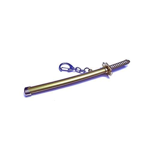 Image of GULLI BULLI UNSHARPED Metal KATANA Keychain with cover - Multicolor