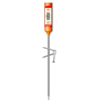 Candy & Meat Thermometer with Type-C Rechargeable Digital Instant Reading, 8" Probe