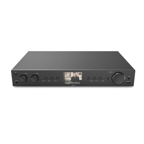 HiFi-Tuner DIT2105, DAB+ / Internetradio/Bluetooth® RX/TX, App, Schwarz