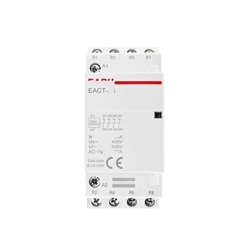 Contacteur de puissance modulaire 25A 2NO2NC haute durabilité pour tableau AC220V