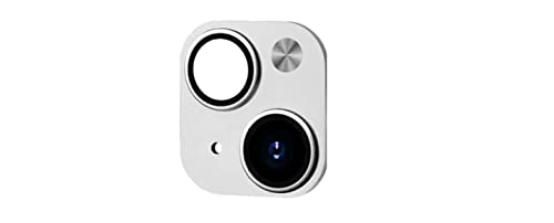 Milestone Camera Lens Converter Ring Compatible for iPhone XR to 13 Back Camera Lens Protective (White)