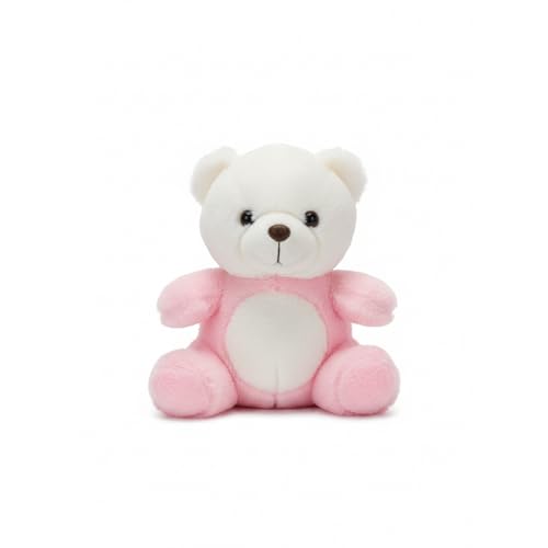 Image of DearJoy Teddy Bear with a Hoodie Cap Pink 35 cm
