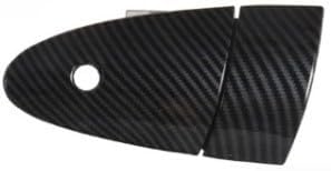 Left Outer Door Handle for Honda CR-Z 72181SZT003ZA - Carbon Fibre Exterior Front Driver Side Replacement Part Blackcarbon fiber