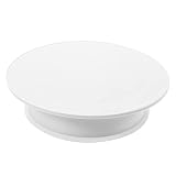 Plato giratorio: hecho de material abs seguro y suave, puede usarlo para exhibirlo con tranquilidad.