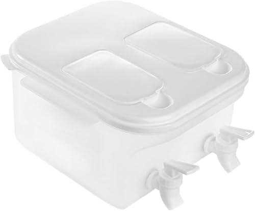 Zetify 冷蔵庫 ポット ドリンクサーバー 麦茶ポット ウォーターピッチャー ティーポット 省スペース 洗いやすい 飲料水バケット キッチン オフィス 家庭 お店用 冷水筒 蛇口付き ピッチャー ドリンクピッチャー 大容量