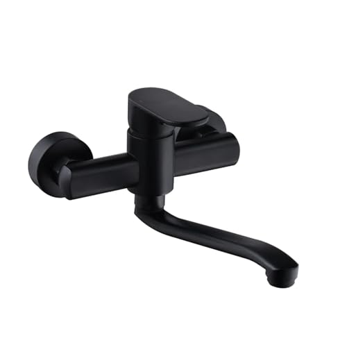 Grifo para fregona de pared largo que soluciona la falta de espacio en lavaderos