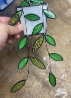 Garden suncatcher Stained Glass Flower Window Decor