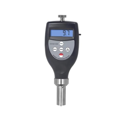 NURII Shore Hardness Tester, HT-6510A, Rubber Plastic Type A, 20HA~90HA, Digital Hardness Measuring Instrument, R0.79 Cone(HT-6510C)
