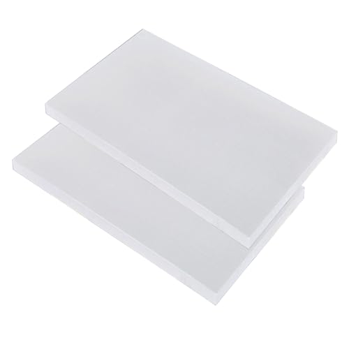 YTSMZX Placa de Aislamiento Térmico de Fibra de Cerámica Paneles Aislantes de Fibra Cerámica Ignífugos Tablero Inorgánico for Hornos de Pizza Estufas de leña 300mmx200mmx5mm,2 Unidades