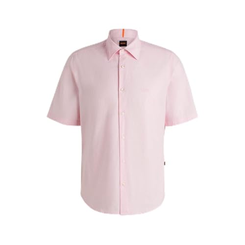 Camisa de vestir Boss Rash 2 regular fit casual negra para caballero