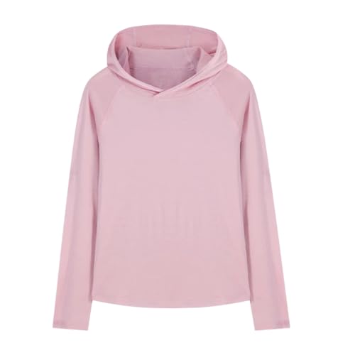 Fussybussy Womens Zip Up Hoodie Shirt - Merino Wool Long Sleeve, Quick-Drying, Sweat and Breathable Outdoor Shirt (US, Alpha, Large, Regular, Regular, Pink)