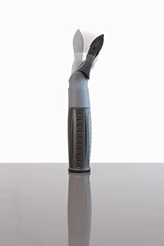 Unger Commercial ErgoTec® Ninja 6" Glass Scraper with Adjustable Head and Safety Cap – Ergonomic 2-in-1 Tool for Commercial Window and Surface Cleaning EN150